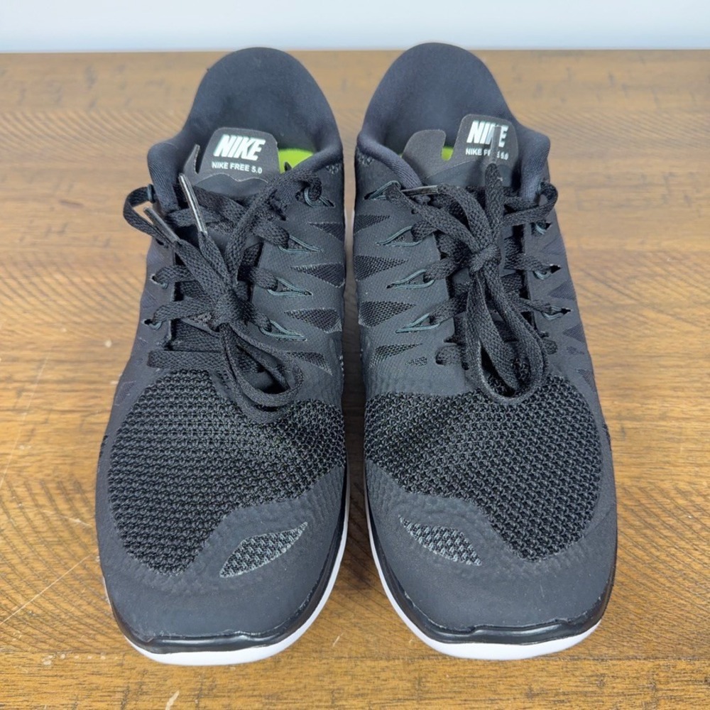 Nike Running Shoes Women 9 Black Nike Free 5.0 Athletic Gym Training Sneaker NEW - Picture 4 of 10